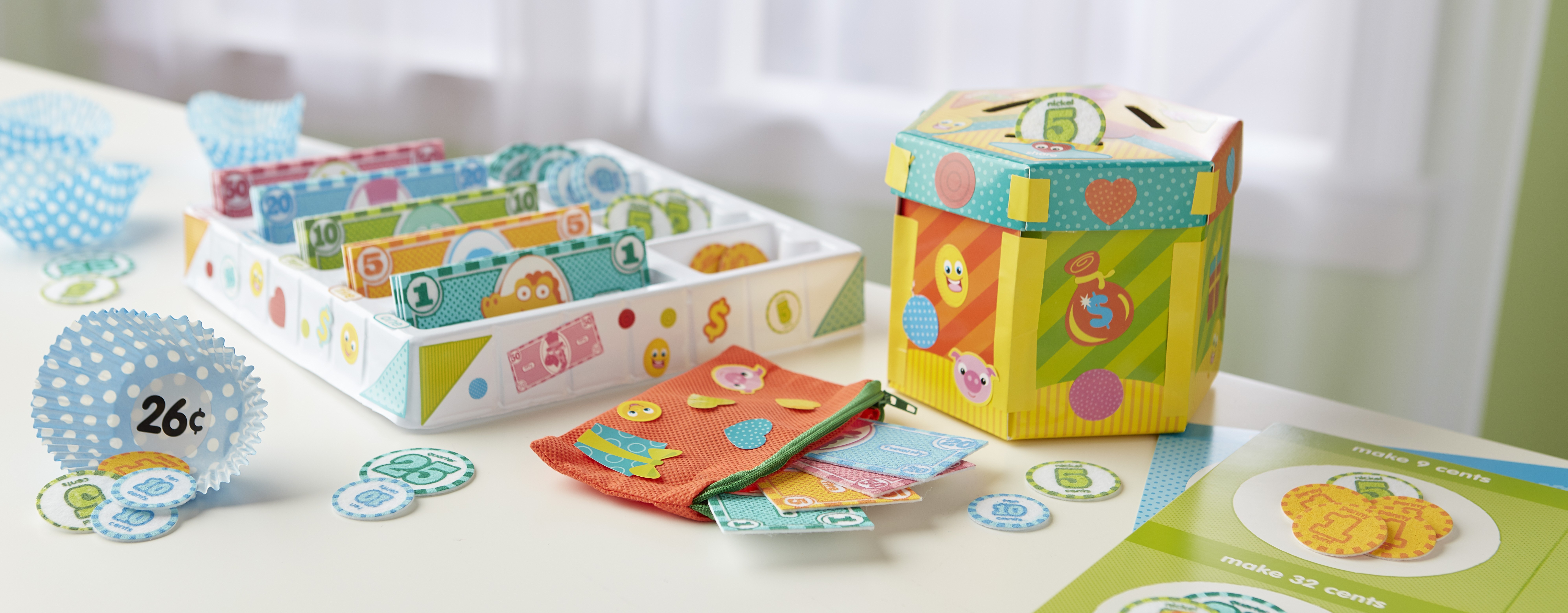 ALEX Toys craft kits spread across a table