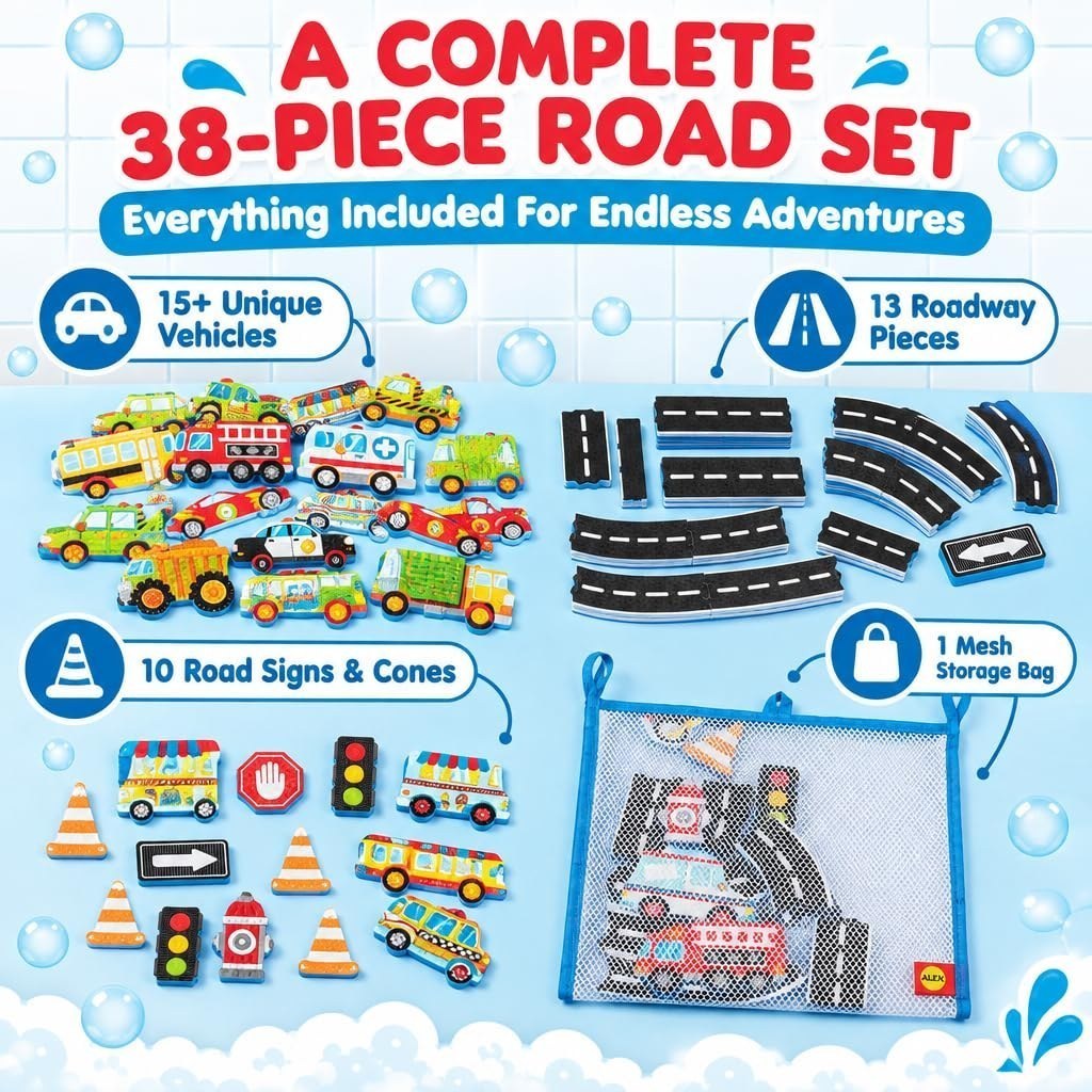 Beep Beep Stickers in the Tub — Bath Stickers for Toddlers — view 3