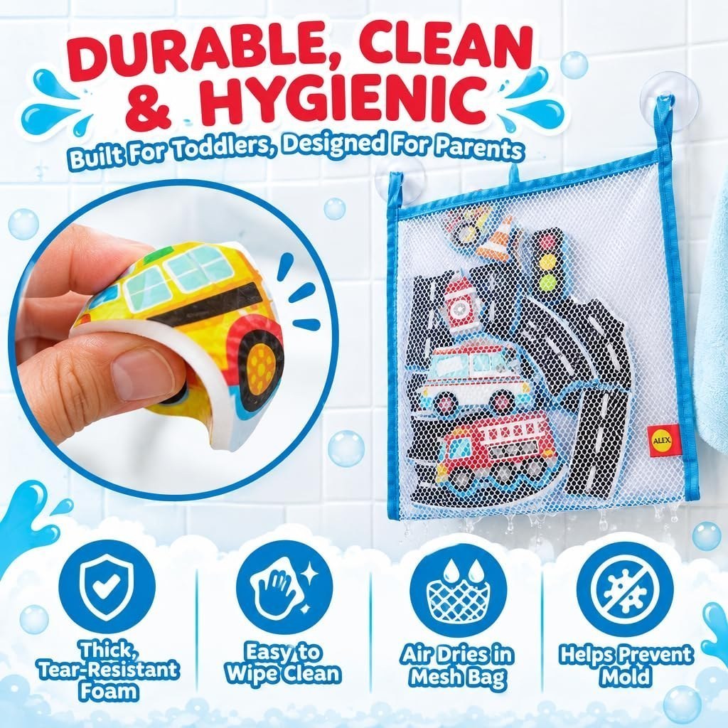 Beep Beep Stickers in the Tub — Bath Stickers for Toddlers — view 4