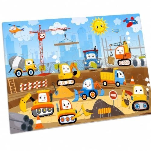 Construction Crew Giant Floor Puzzle — Construction Puzzles