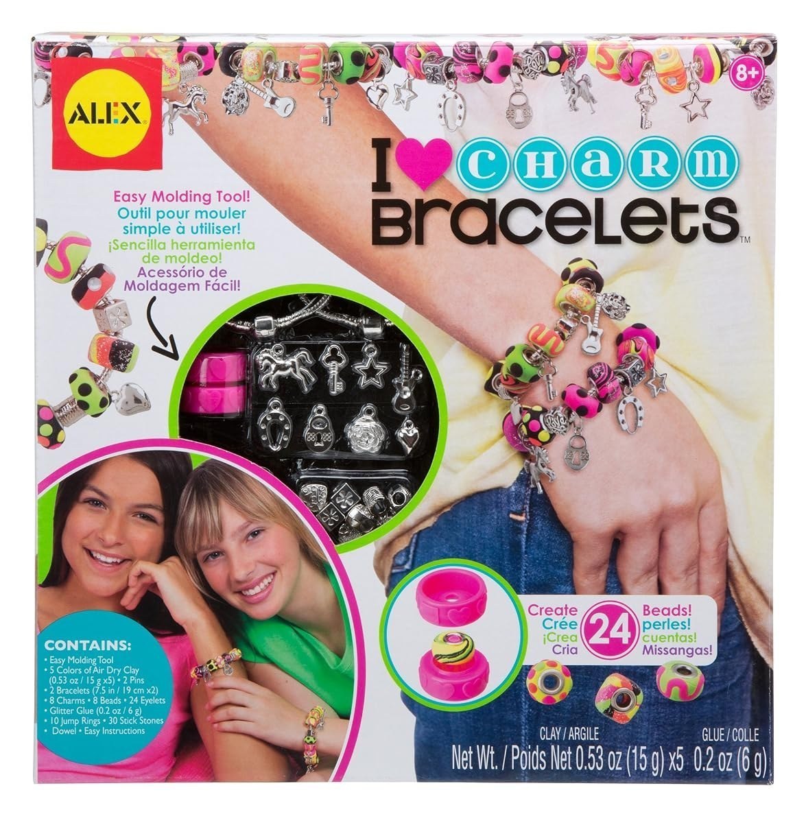 DIY Wear I Heart Charm Bracelets — view 1