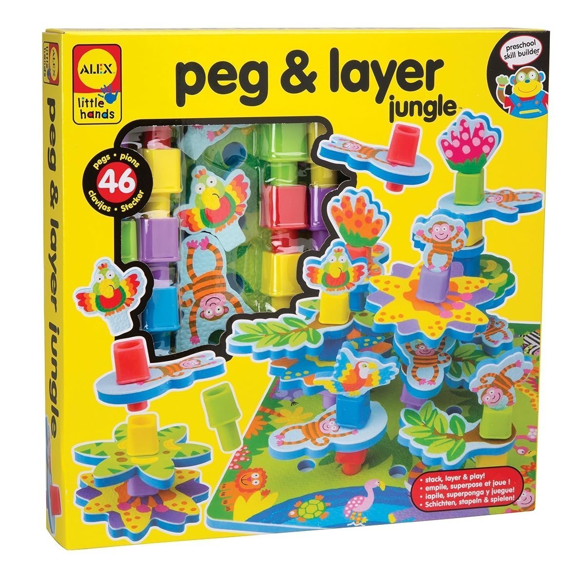 Little Hands Peg and Layer Jungle — view 1